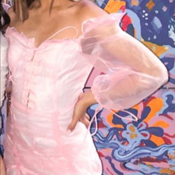 pink mesh dress ๐ผ - Picture 2 of 2